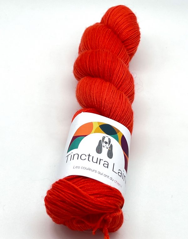 Tinctura sock coloris cardinal rouge